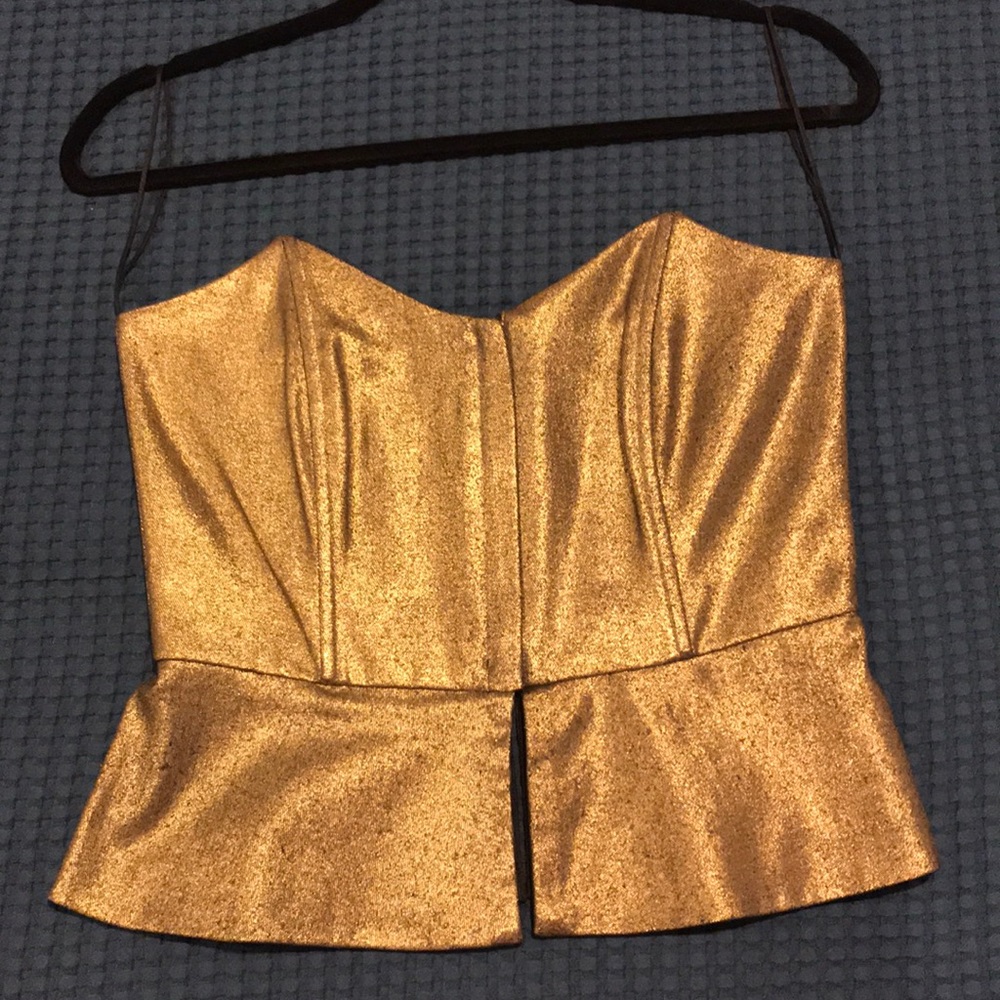 Mason size 6 gold top